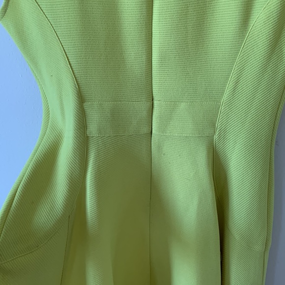 Bright yellow A-Frame Dress - Picture 7 of 8